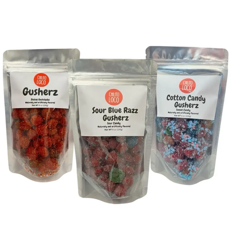 raz gushers flavors Gushers Tropical Flavors, 3 Pack (4.25oz Each Bag), Fruit Flavored Snack  Packs
