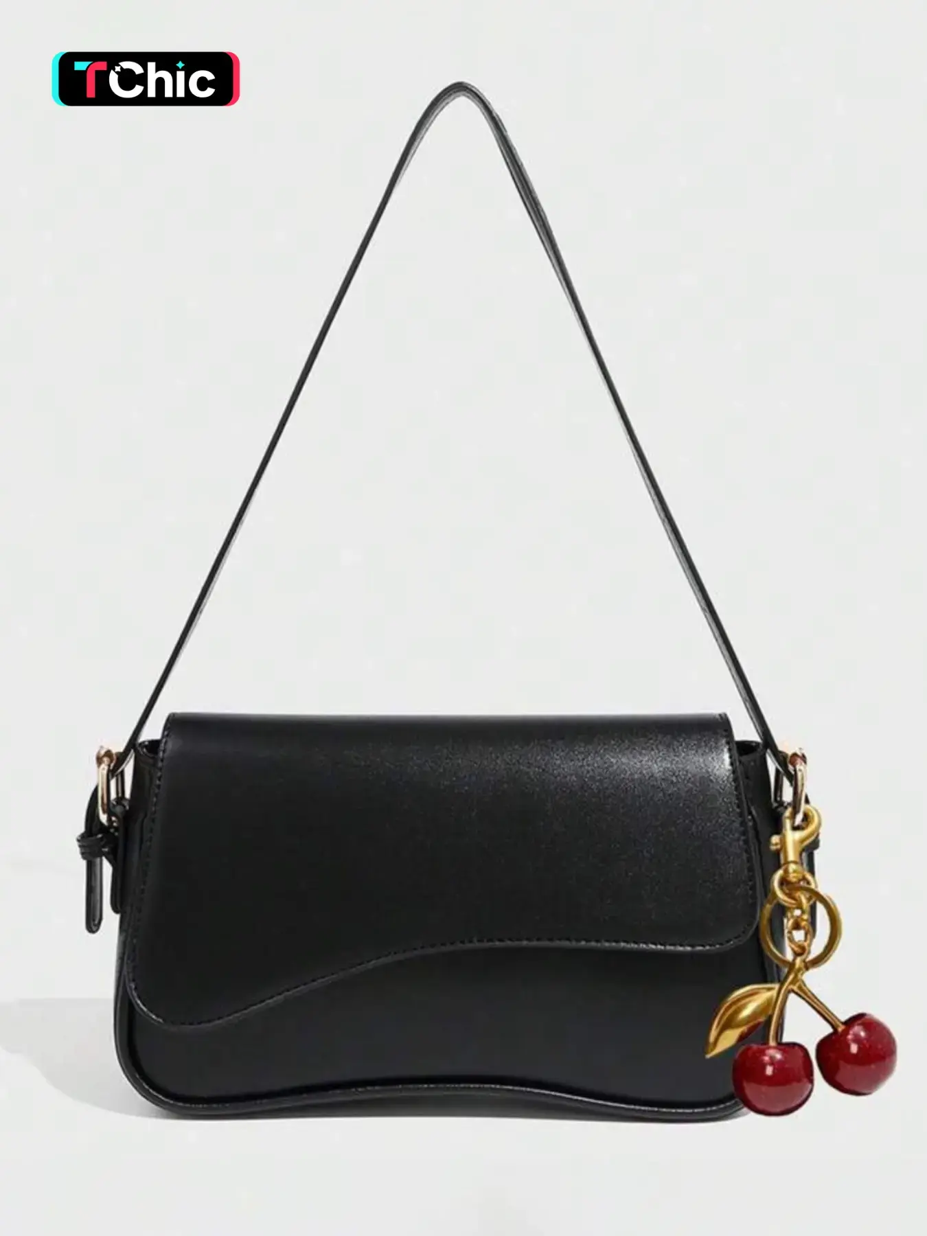 Elegant Oil Wax Leather Shoulder Bag, French Vintage Style Crossbody Handbag, Stylish Versatile Bag, Versatile Single Strap & Handle Design, Fashionable Commuter Accessory, Fashion Bags