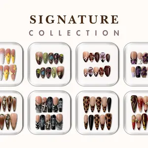 NailPhoria SIGNATURE Collection - Handmade Press-On Nails | Reusable, Salon-Quality, Long-Lasting, Glossy Design
