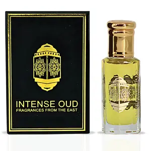 Addiction Perfume Oil 12ML (0.40 OZ) With Black Gift Box By Intense Oud | Citrusy Orange, Floral Jasmine, Warm Amber & Sweet Praline.