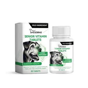 Middle-aged and Elderly Dog Nutritional Vitamin Tablets Provide Comprehensive Nutritional Support to Promote Health Care Foodlitter pellets, spray, litter tray, litter box, removal