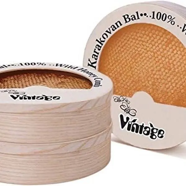 Vintage Pure Honeycomb - 100% Natural Bee Honey - Sweet Flavor