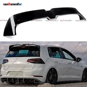 Roof Spoiler For 2013 - 2021 Volkswagen Golf MK7, MK7.5 GTI, GTD and GTE Models, Glossy Black Rear Window Roof Spoiler, Excluding Base Models, R Series and R - Line Series Car Accessories