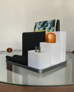 Umbaji by KW Core Grid Bundle Organizer Modern 3D Printed Storage Solution for Office Supplies Kitchen Tools & Bathroom Essentials Eco Friendly Lightweight Design