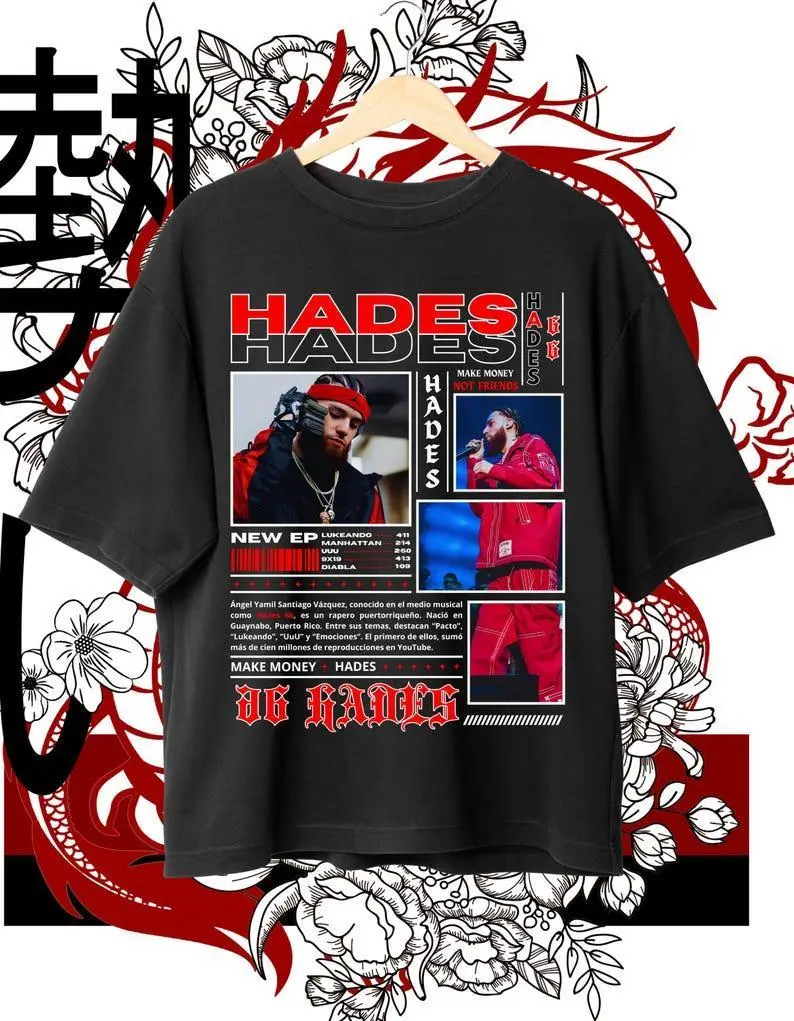 Hades 66 T-shirt,, Crewneck, Cotton Made In USA