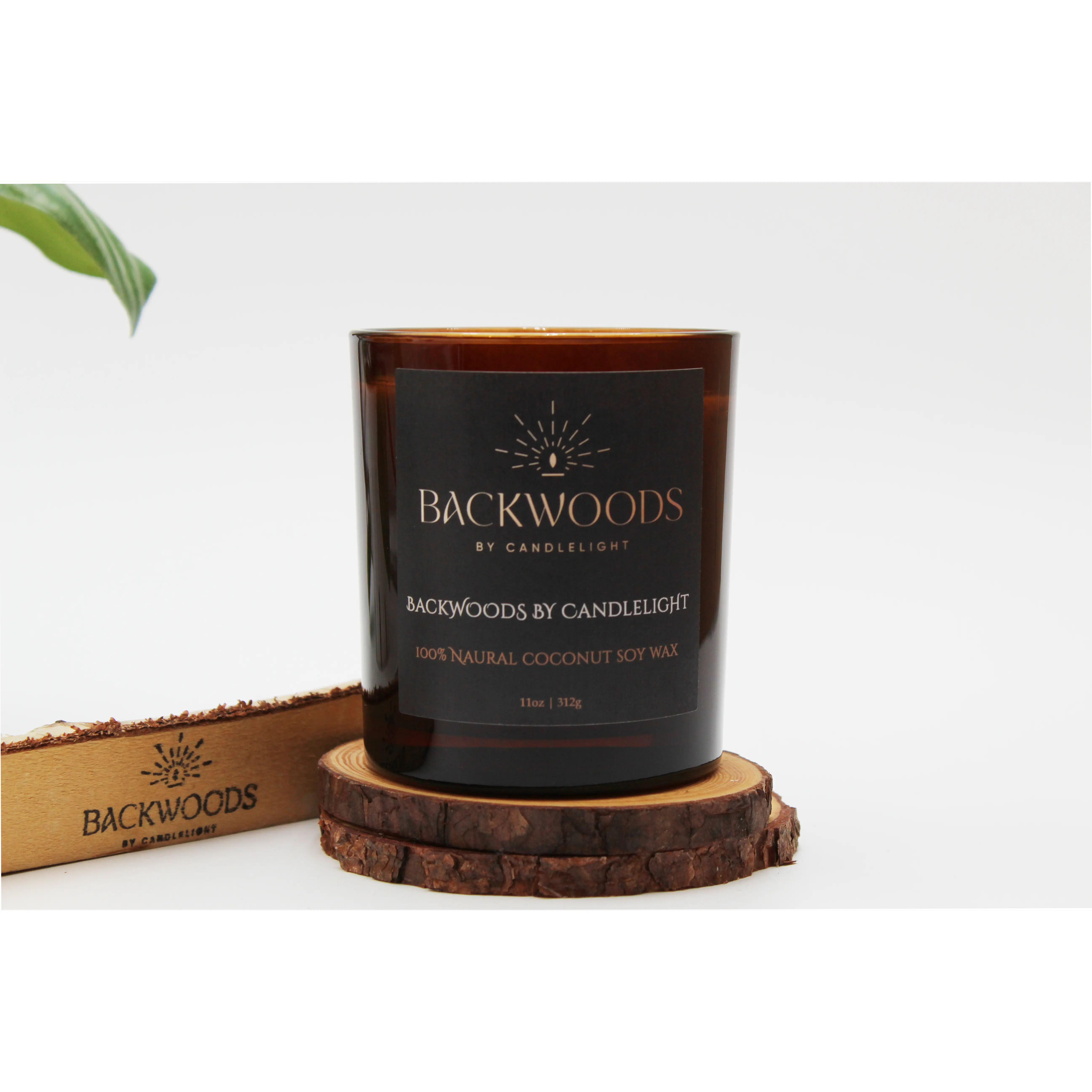 Backwoods By Candlelight  All Natural Wooden Wick Candle