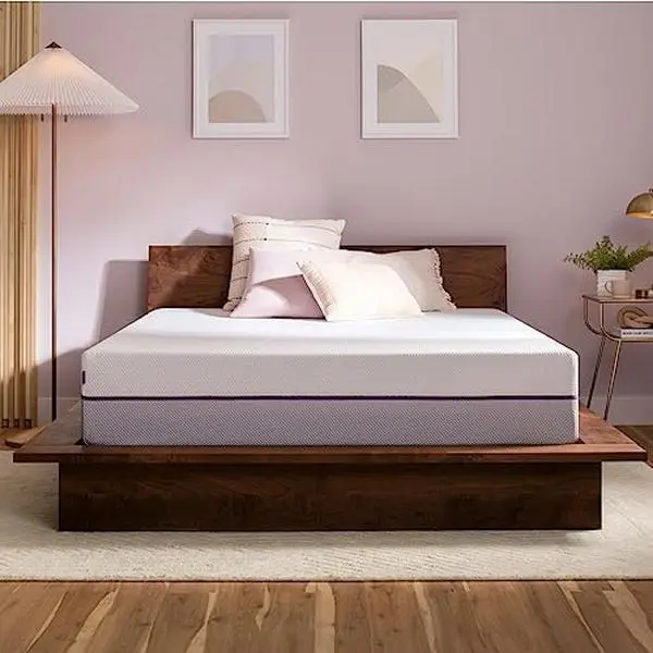 Purple Plus King Mattress 11" GelFlex Grid Premium Comfort Foam Better Than Memory Foam Temperature Neutral Responsive Breathable Pressure Relief Made in USA