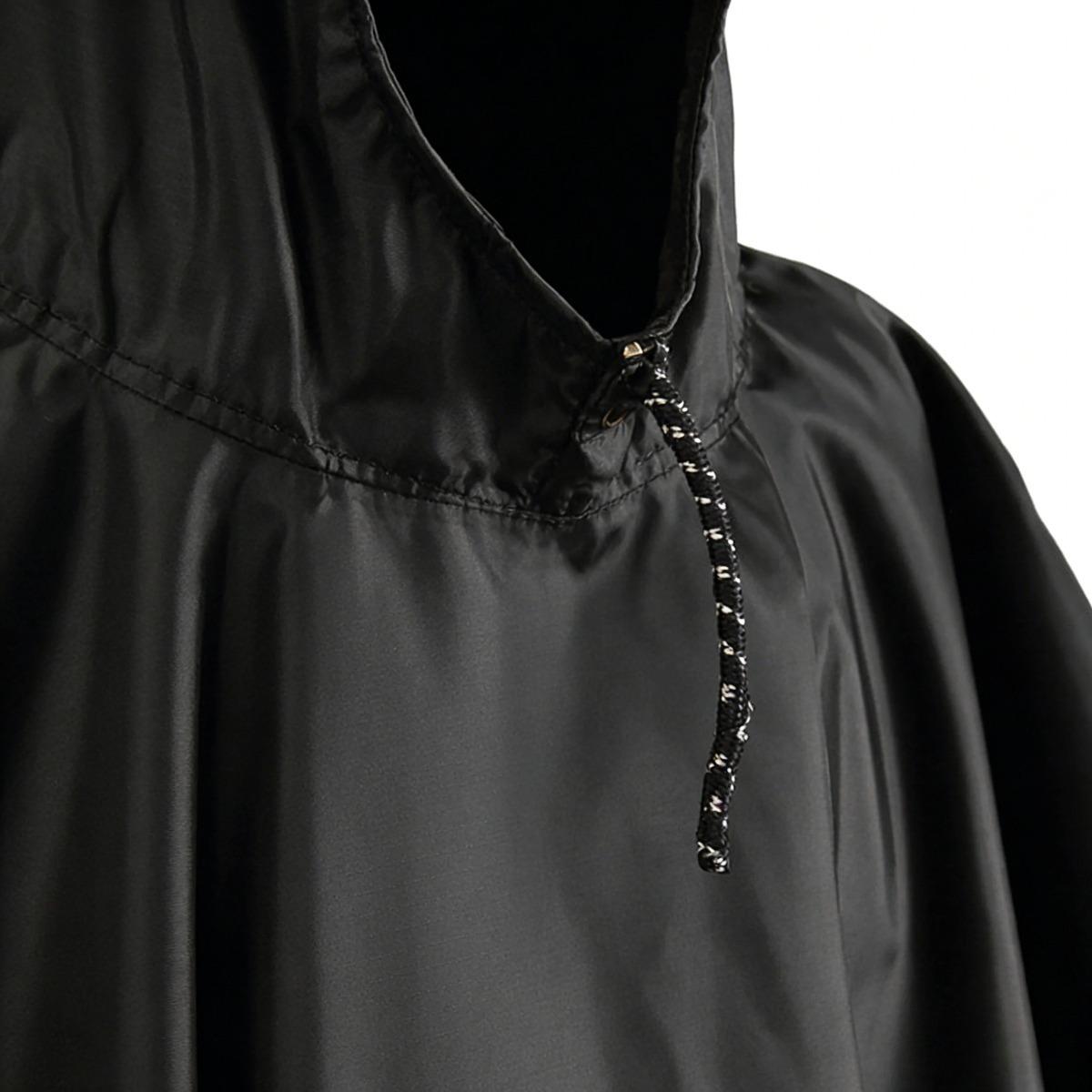 Men's 3-in-1 Waterproof Lightweight Eco-Friendly Reusable All-Seasons Hooded Packable Raincoat with Pouch for Outdoor Hiking, Camping