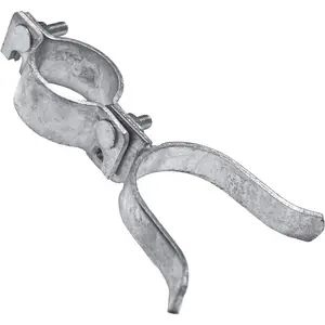 1-5/8" x 2-3/8" Chain Link Fence Gate Fork Latch - Galvanized Fence Gate Latch with Hole for Padlock