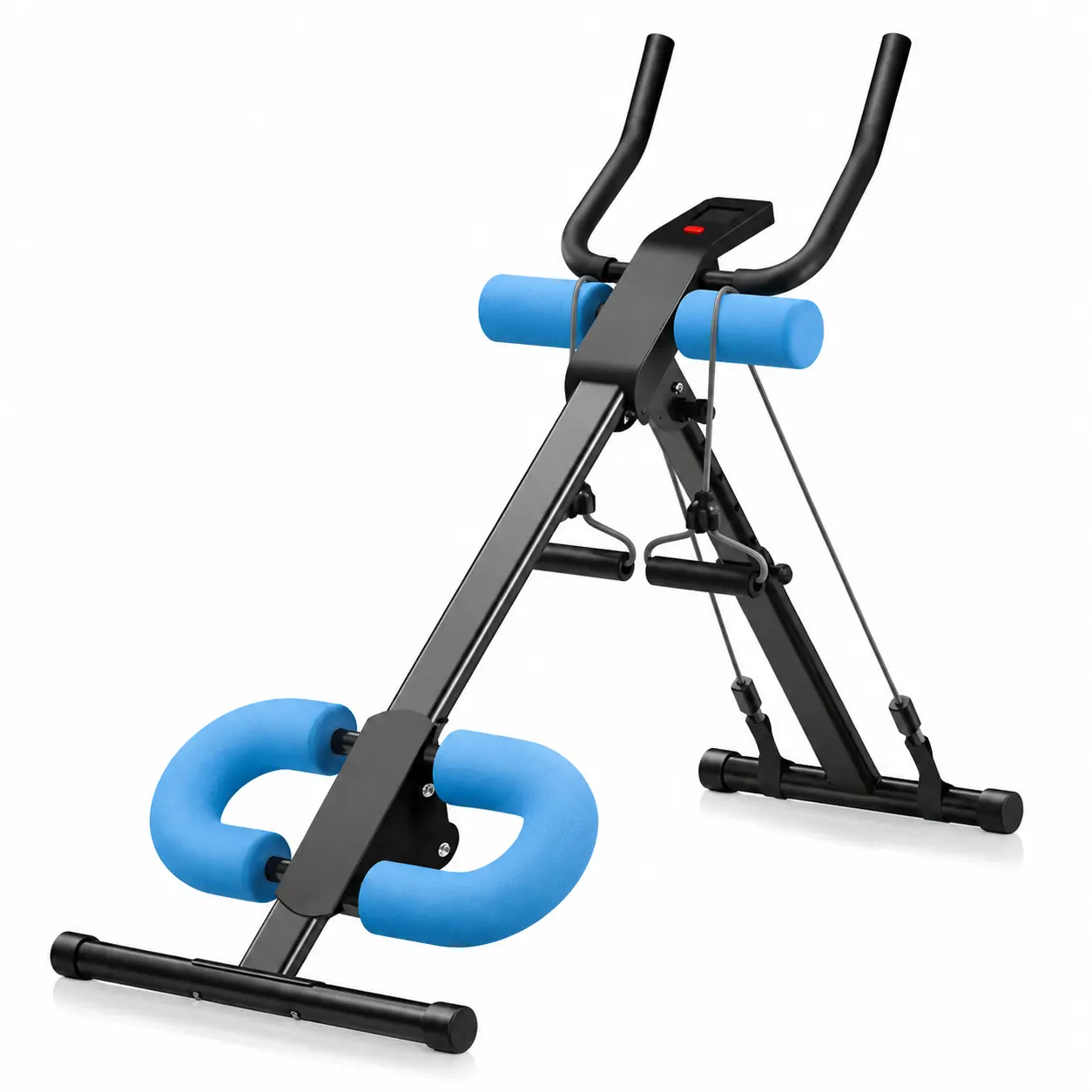 Abs Workout Machine, Foldable Core Trainer for Home Use, Adjustable Utility Bench for Workouts for Flat Tummy with Padded Knee Support, Core Strength Training, 463 lbs Capacity, Knee Pad, Home Abs Without Gym Commute
