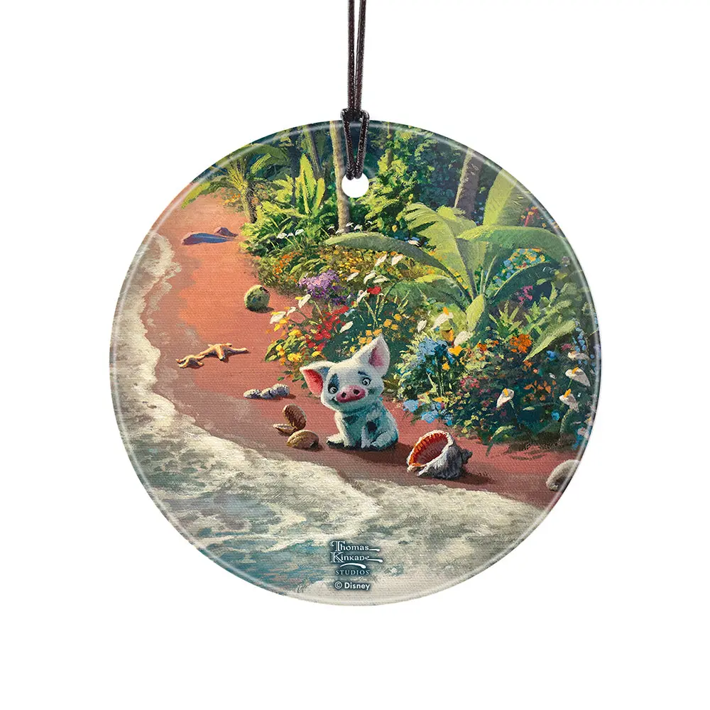 Disney (Moana Pua) StarFire Prints™ Hanging Glass Print SPCIR1273