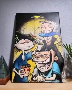 Ed, Edd Cartoon Poster Wall Decor Poster Wall Art Home Decor Portrait Gallery Gift Room Art
