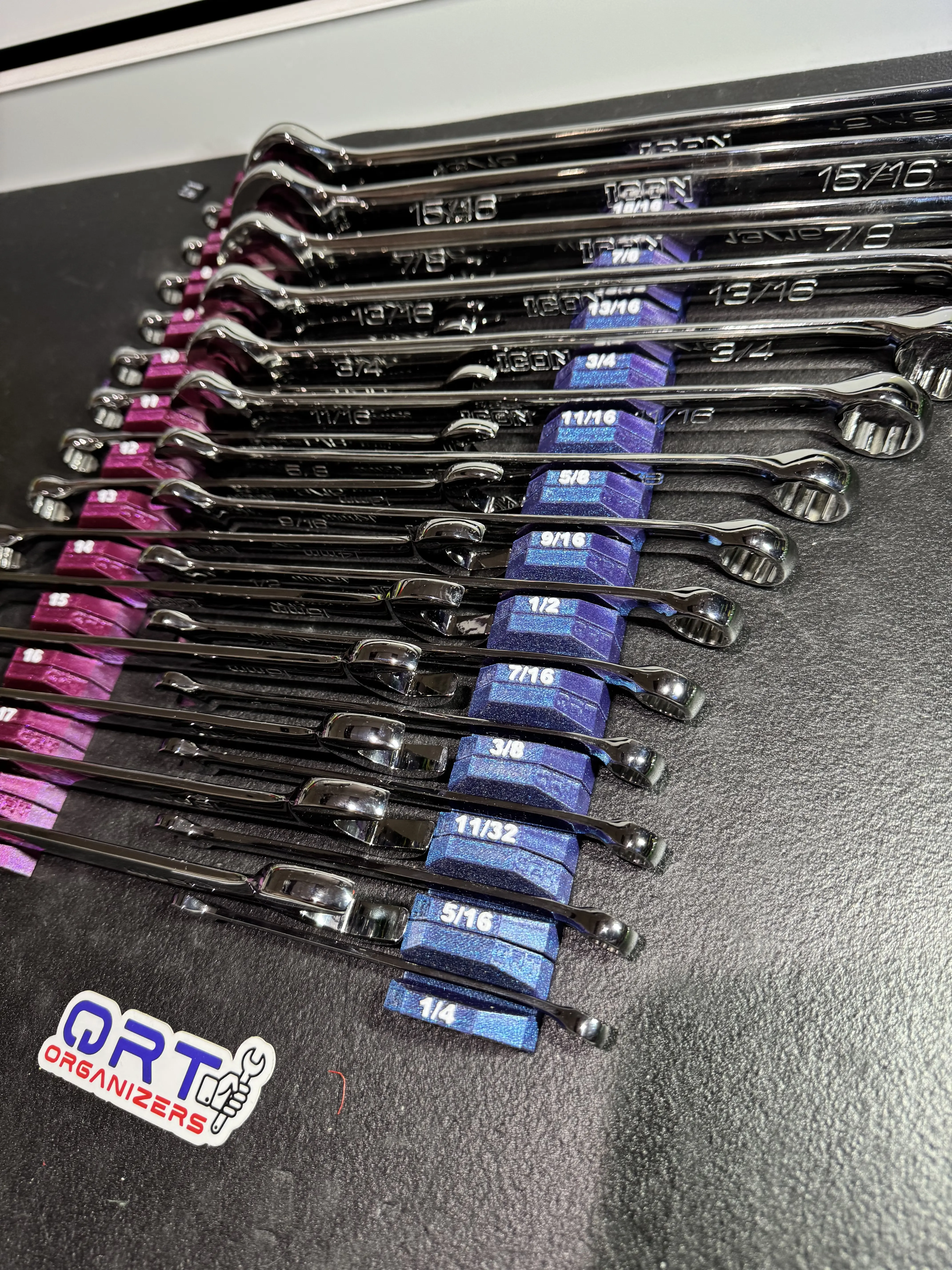 QRT Drawer Series Vertical Modular Magnetic Wrench Organizers