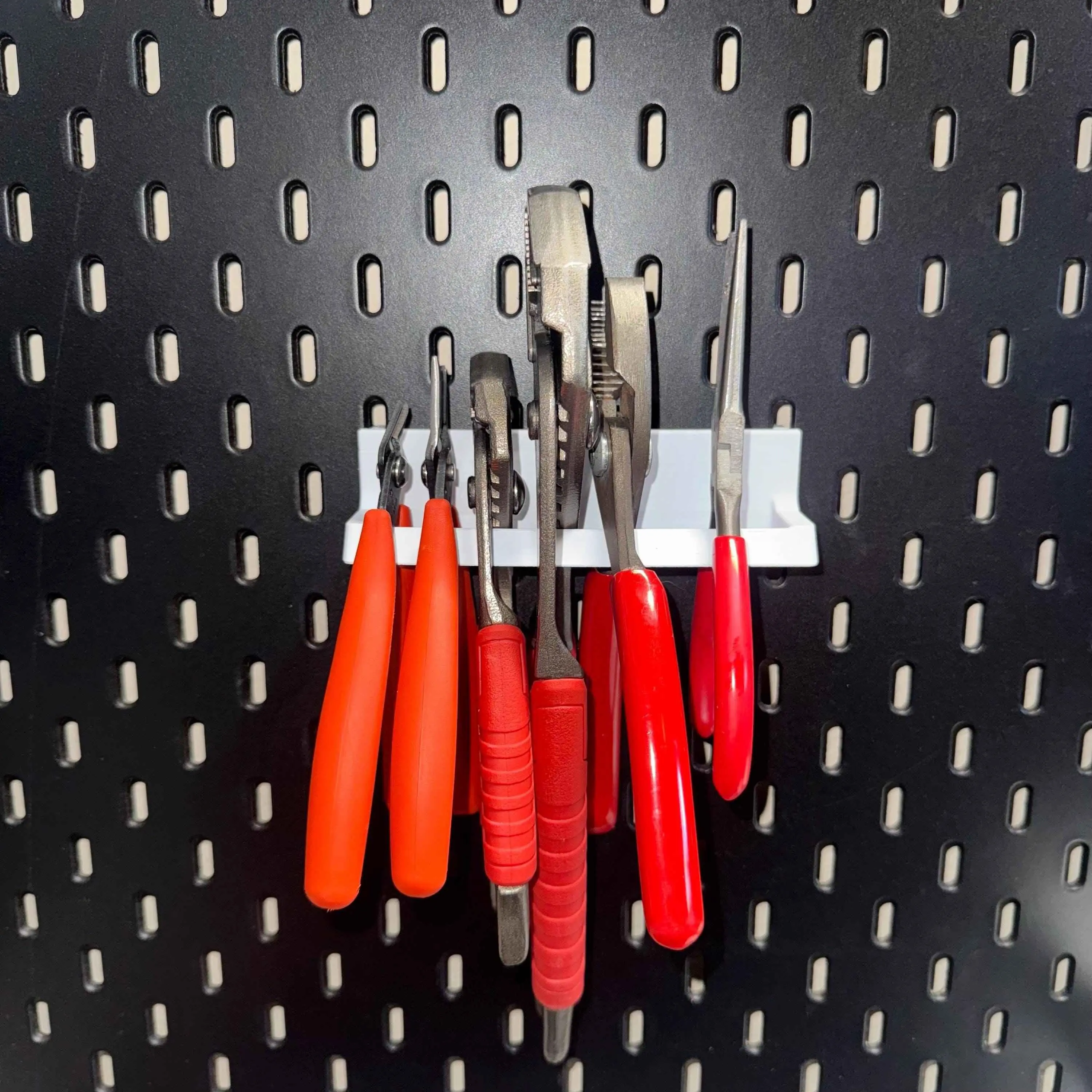 IKEA SKADIS Universal Plier Holder | Custom Slot Organizer for Pliers, Snips, & Grips