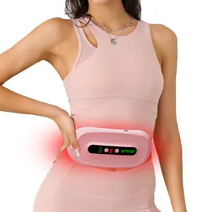 Wearable Electric Menstrual Heating Pad, Hot Massage Heating Pad, warming belt for Cramps with Vibration & Massage, Abdominal Relieve with Three Levels, Best Gifts for Women/ Valentine's Day, Winter Gifts, Birthday Gifts