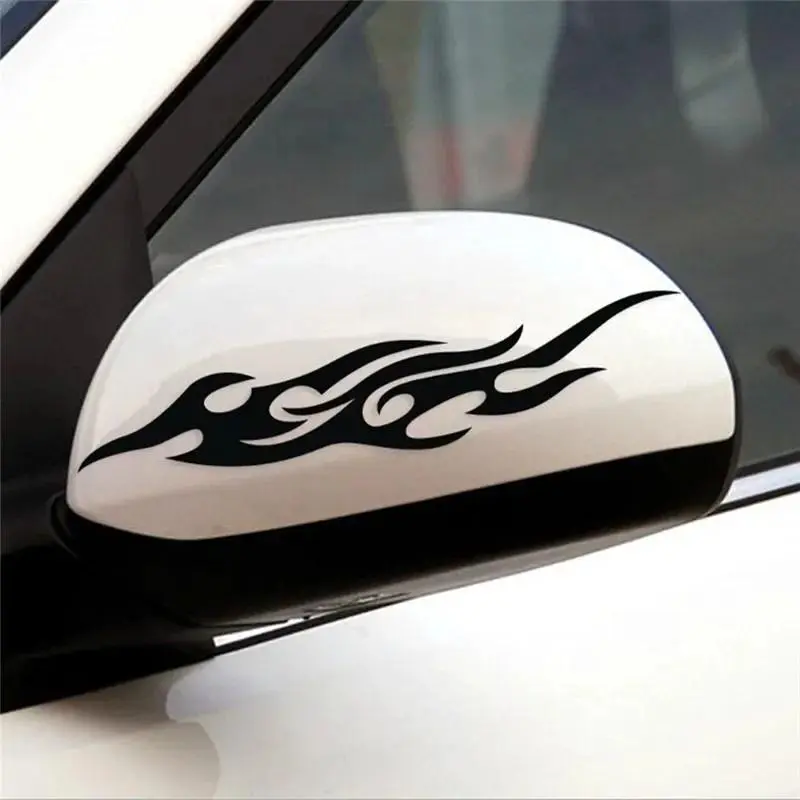 Car sticker modified flame car stickers Universal car sticker bumper hood rearview mirror head cover stickers cover scratches motorcycle decals Decals For Vehicles Sticker for cars Vehicle Exterior Decoration