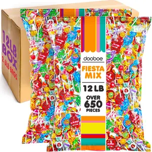 Parade Throws Bulk Candy  12 LB Bulk Pinata Candy (Over 650 Pieces)  Assorted Lollipops, Gum & Hard Candies  Individually Wrapped Candy, Pinatas, Parades, Classrooms, Offices & Events