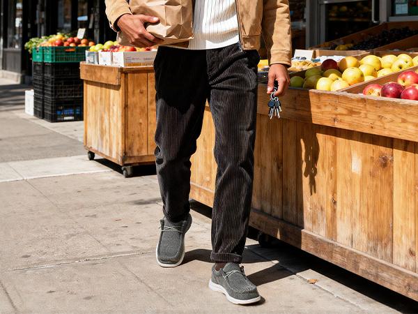 Bruno Marc Men's Knitted Fabric Slip On Casual Loafers Bruno Marc Men's Knitted Fabric Slip On Casual Loafers