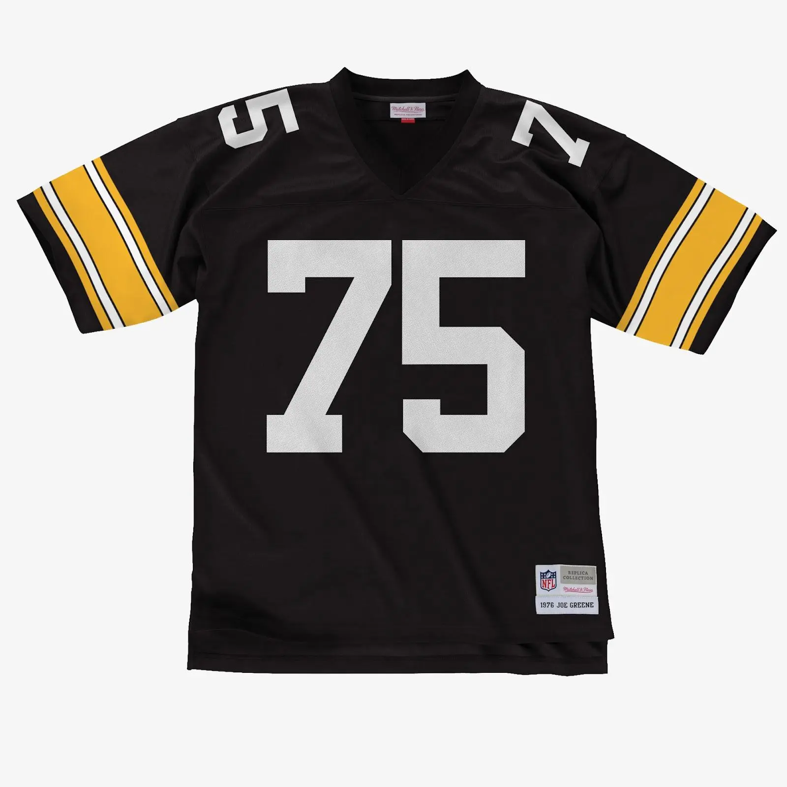 Joe Greene Pittsburgh Steelers 1976 Black Legacy Player Jersey NFL Throwback Mitchell & Ness