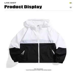 Kyn Apparel  Unisex Hiking Jacket Summer UPF50+ Windbreaker Quick Drying Camping Trekking Fishing Jackets Sun Protection Coats