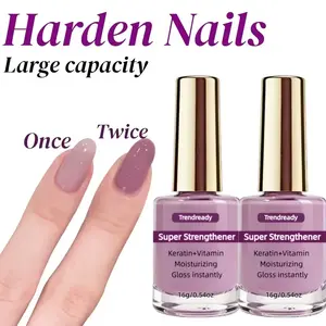 4/2PCS Super Strengthening Nail Hardener Serum With Keratin Complex 0.54oz Of Intense Hydration & Nourishing Care Restores Brittle Nails, Prevents Peeling & Adds High-Gloss Finish Instantly!