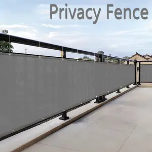 Privacy Screen Panel, 70-80% Sun Protection, Windproof Dustproof Mesh Fabric, Outdoor Patio Balcony Pool Deck, Sunshade Canopy