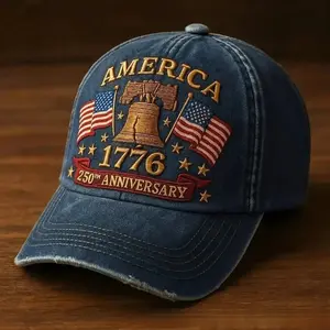 2026 New Printed Hat Marine Corps 250th Anniversary Cap Baseball Cap with National Flag