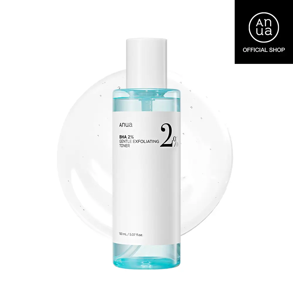 Anua Official Shop BHA 2 Gentle Exfoliating Toner 507 floz 150ml Chemical exfoliant Hyaluronic Acid Fragrance Free korean skin care