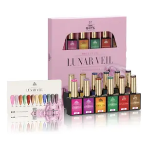 2GUYS NAIL LUNAR VEIL - HEMA & TPO FREE CAT EYE COLLECTION + FREE COLOR CHART & MAGNET