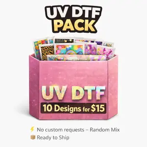 UVDTF transfers for cups  16oz- 10 for $15  transfers Decal Sticker Self Adhesive Sticker