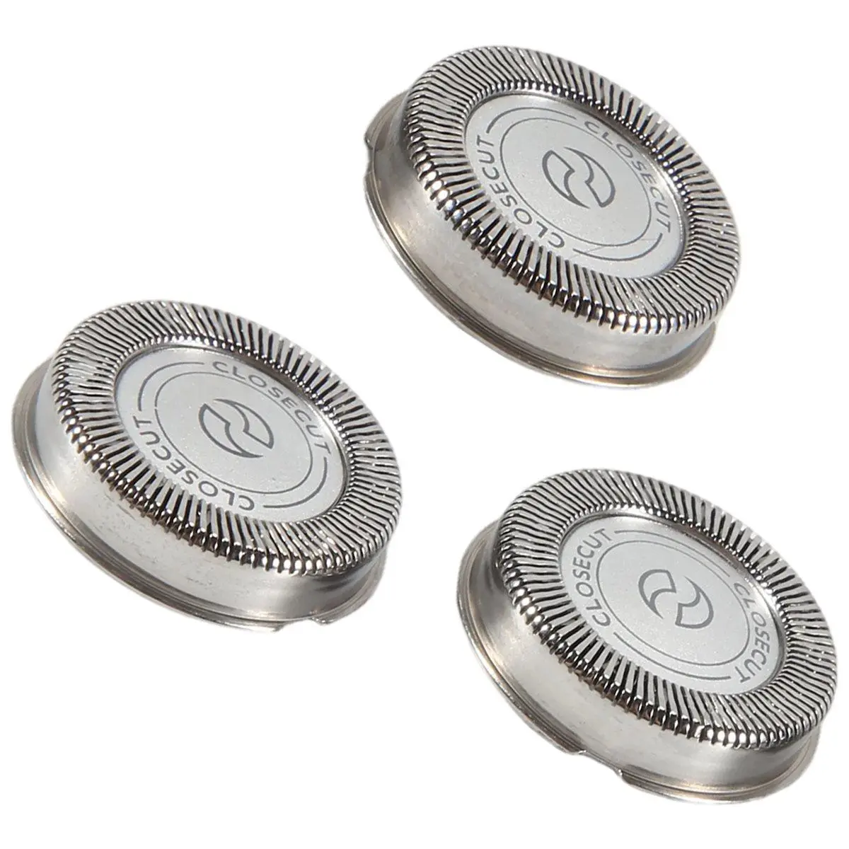 3-Pack SH30 Replacement Shaver Heads with a Rounded Protective Net & Sharp Metal Blades for a Smoothing Wet & Dry Shave, Fits Multi-Model Series 3000, 2000 & 1000, Pt724/41, Rounded Net, Three Pieces, 12 Months