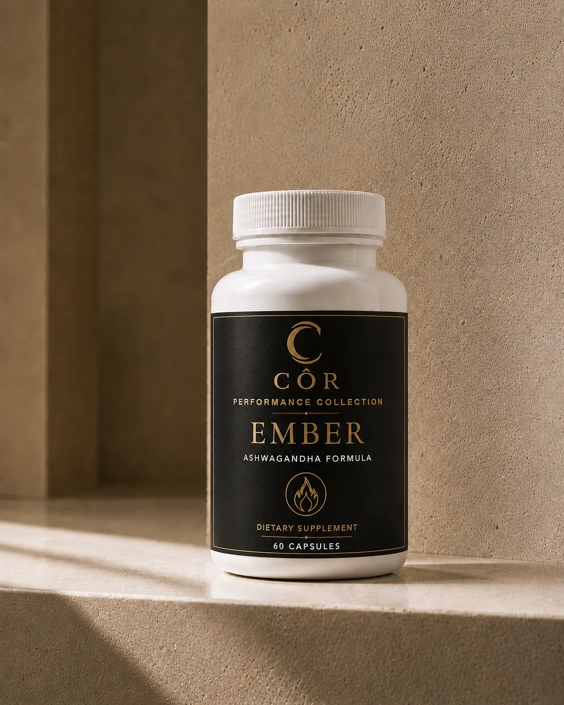 COR EMBER Ashwagandha Capsules – 60 Capsules