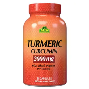 Alfa Vitamins - Turmeric Curcumin Plus Black Pepper 2000mg - 90 Capsules