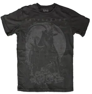 Power Of The Goat Black On Black T-Shirt