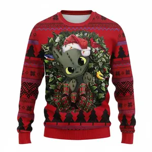 Cute Dragon Ugly Sweater – Cozy Holiday Knit Pullover Gift for Men & Women