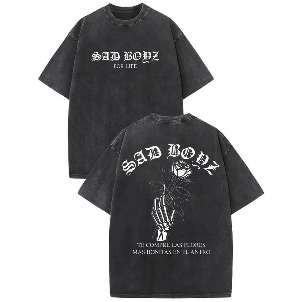 Junior H Sad Boyz Aesthetic Tshirt, junior h merch, junior h shirt merch, Latin Streetwear Tee with Spanish Quote, Emotional Sadboy Graphic Shirt for Men and Women, Hoodie and Sweatshirt for Autumn and Winter Natural Top