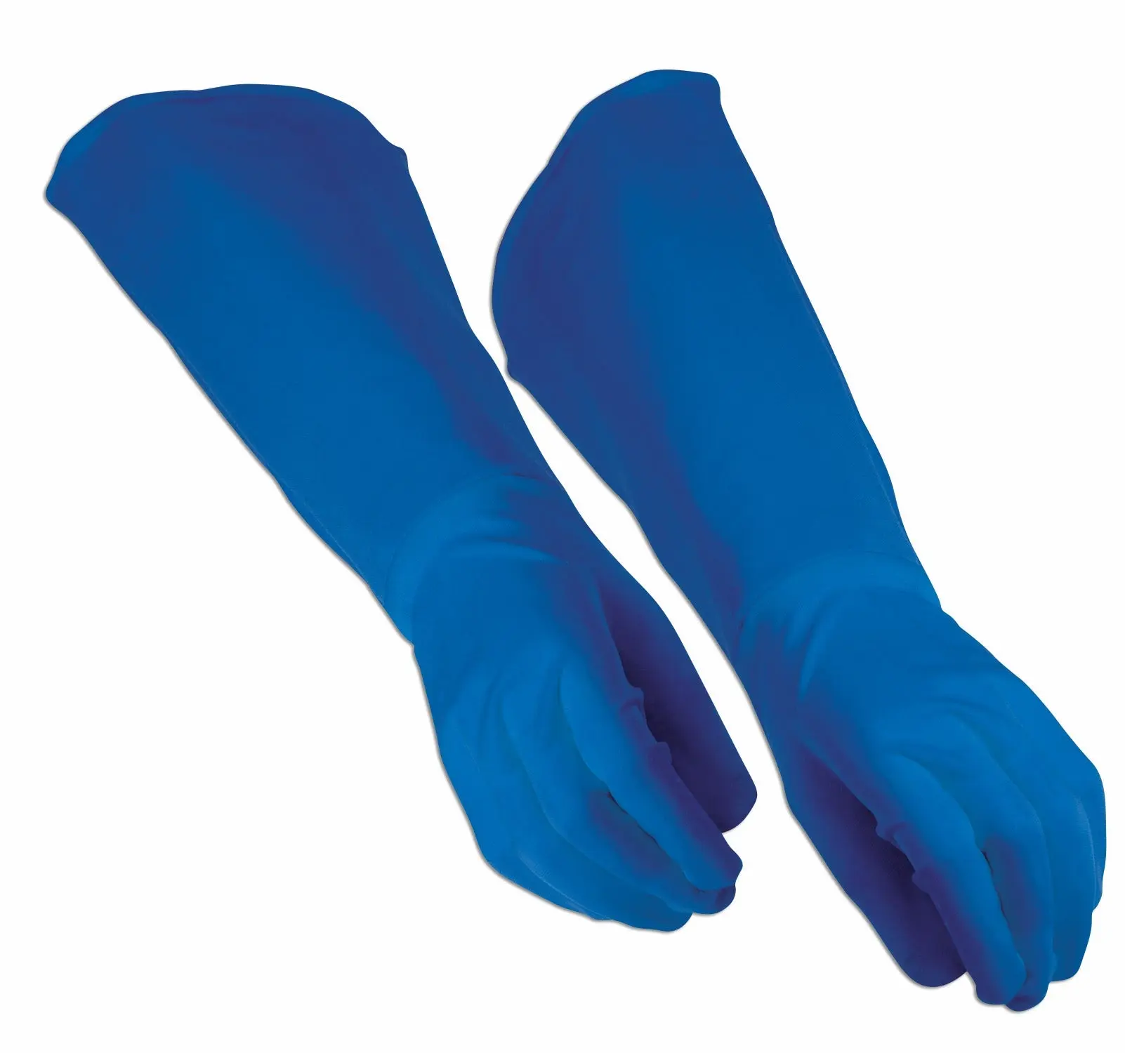 Blue Hero Gauntlet Gloves Costume Accessory
