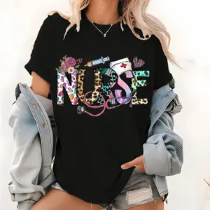 Soft Nursing Student Tee - Graphic Nursing School T-Shirt with Round Neck