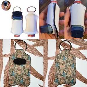cottage core blue dog inhaler holder for purse/ backpack