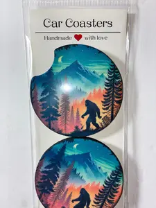 Yeti car coasters