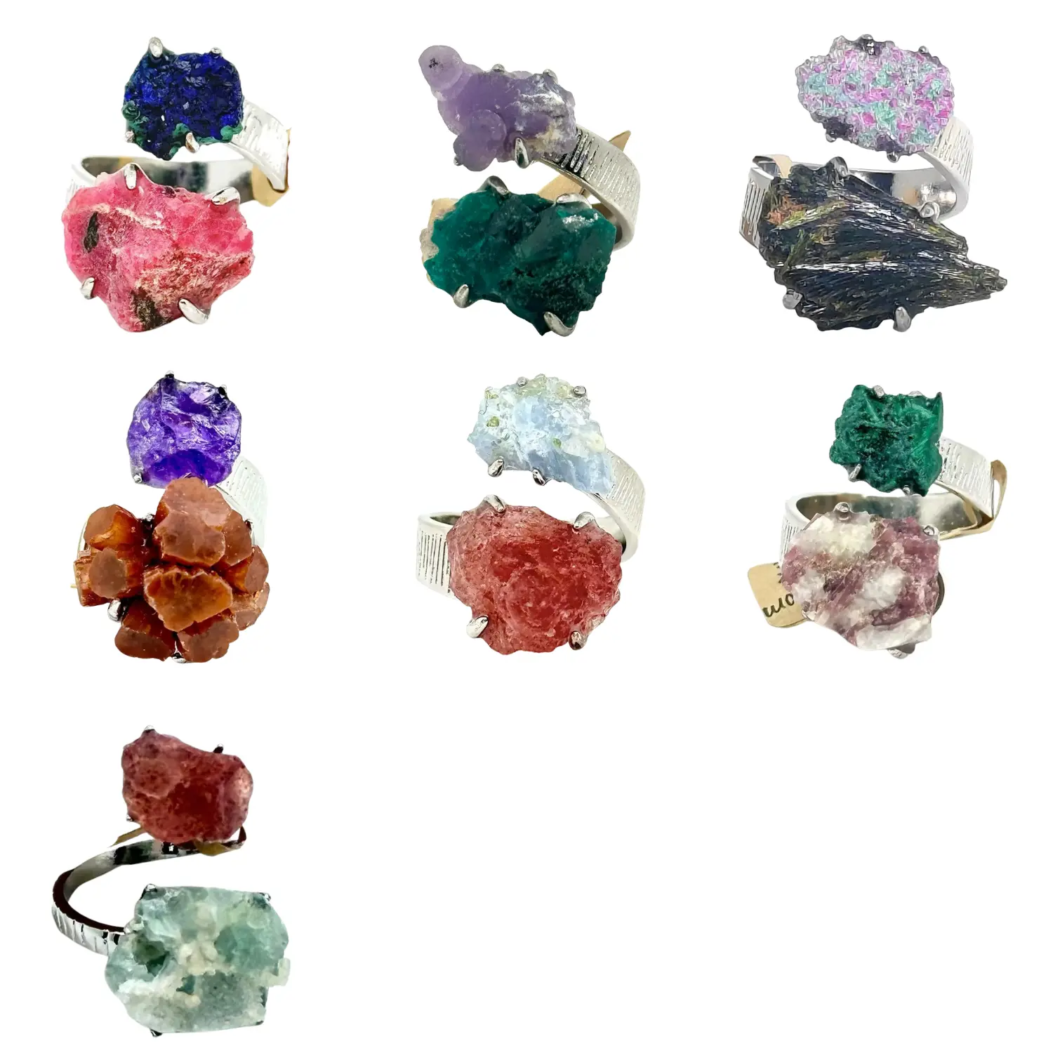 【No.319-325】Unique Double-end Handmade Crystal Ring
