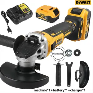 Dewalt DCG405NT 125mm Angle Grinder, Cutting and Grinding for Metal Fabrication and Construction, Compact Tool with Electronic Brake