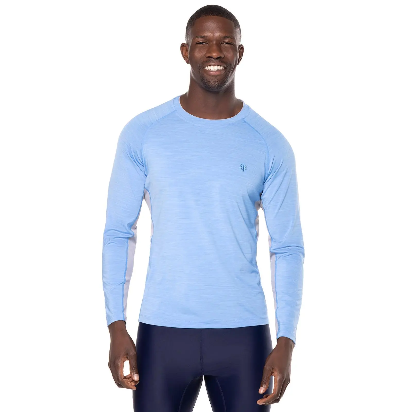 Ultimate | Men's Long Sleeve Rash Guard | Surf Blue Line