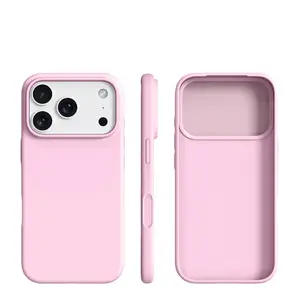 BASE MORE COVER ultra-thin liquid silicone iPhone case, Accessories, Soft touch feel, soft edge wrapping, matte soft shell case, Skin-like texture, Protective, Suitable for Apple iPhone 17 Pro Max/16/15/14/13 Pro Max Plus