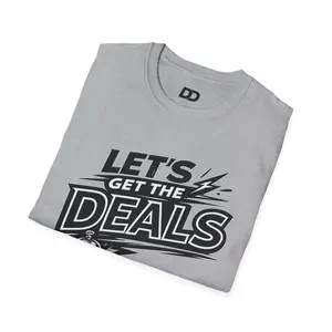 LET'S GET THE DEALS T-Shirt | Retro Script, Sales Promo Tee