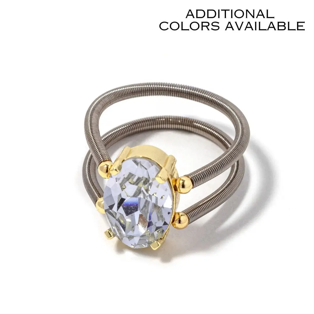 Candy Crush Ring Elegant Rhinestone Ring Statement Multi Ring