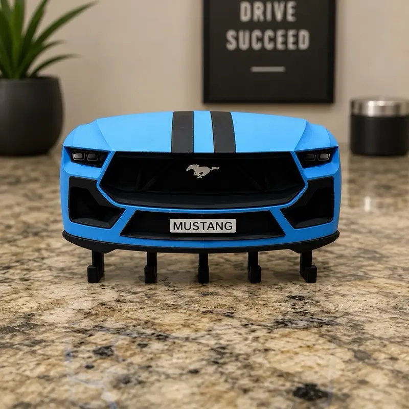 Mustang Themed Key Hanger, Fashion Accessory Keychain for Daily Use
