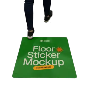 Adhesive Vinyl for Floor Graphics - Vibrant Durable Slip Resistant Vinyl for Promotions Wayfinding Branding and Decorative Purposes