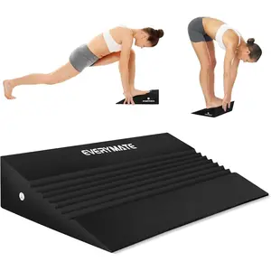 Squat Wedge,  Squat Wedge Block, Squat Wedges Weightlifting,  Stretching, Slant Board for Squats, Heel Elevated Squat Wedge,  Over  Squats,  Wedge Stretching Block