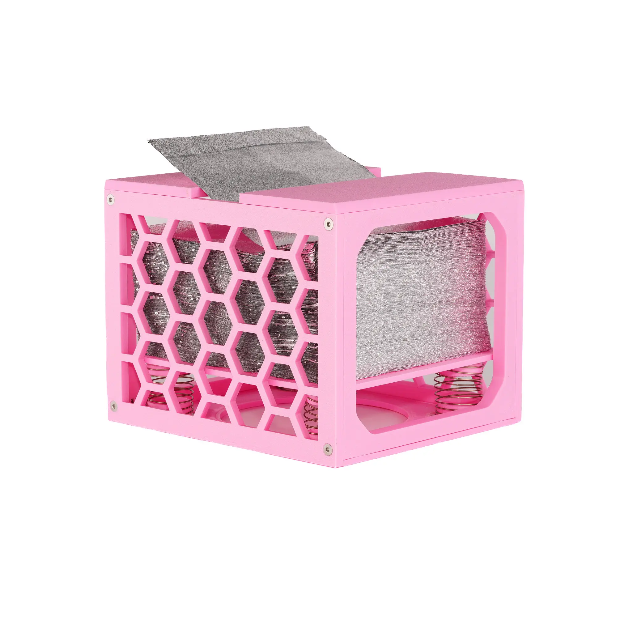 Bravo Box (Pink) Hair Color Foil Dispenser (For all 5X11 Pop-up Foils)